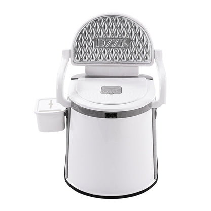 Portable toilet for adults and elderly people for indoor and outdoor use