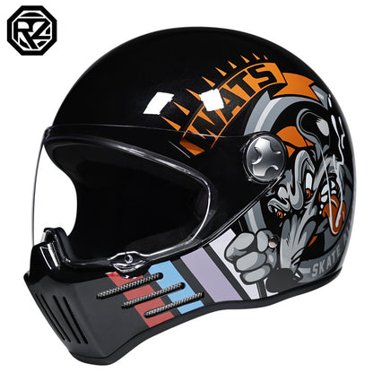 Men's Full Face Motorcycle Helmet Carbon Fiber Lightweight DOT ECE Certified