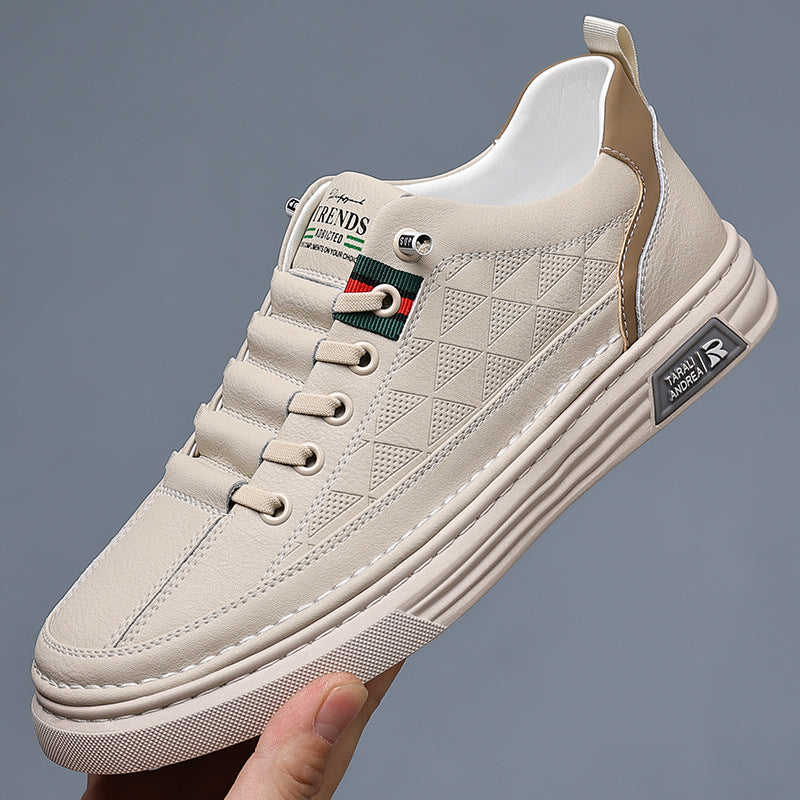 Herren Sneaker Schwarz Größe 42 Leder-5