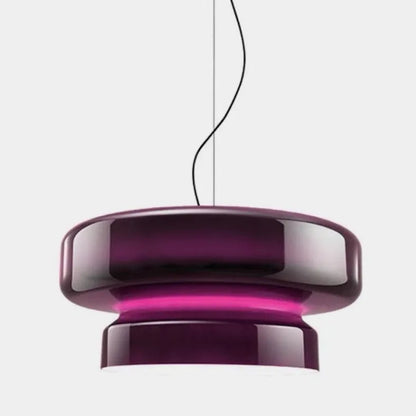 OpalCharme – Handmade hanging lamp made of glass with sophistication