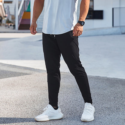 Men's high-stretch breathable elastic waistband sporty fit jogging pants