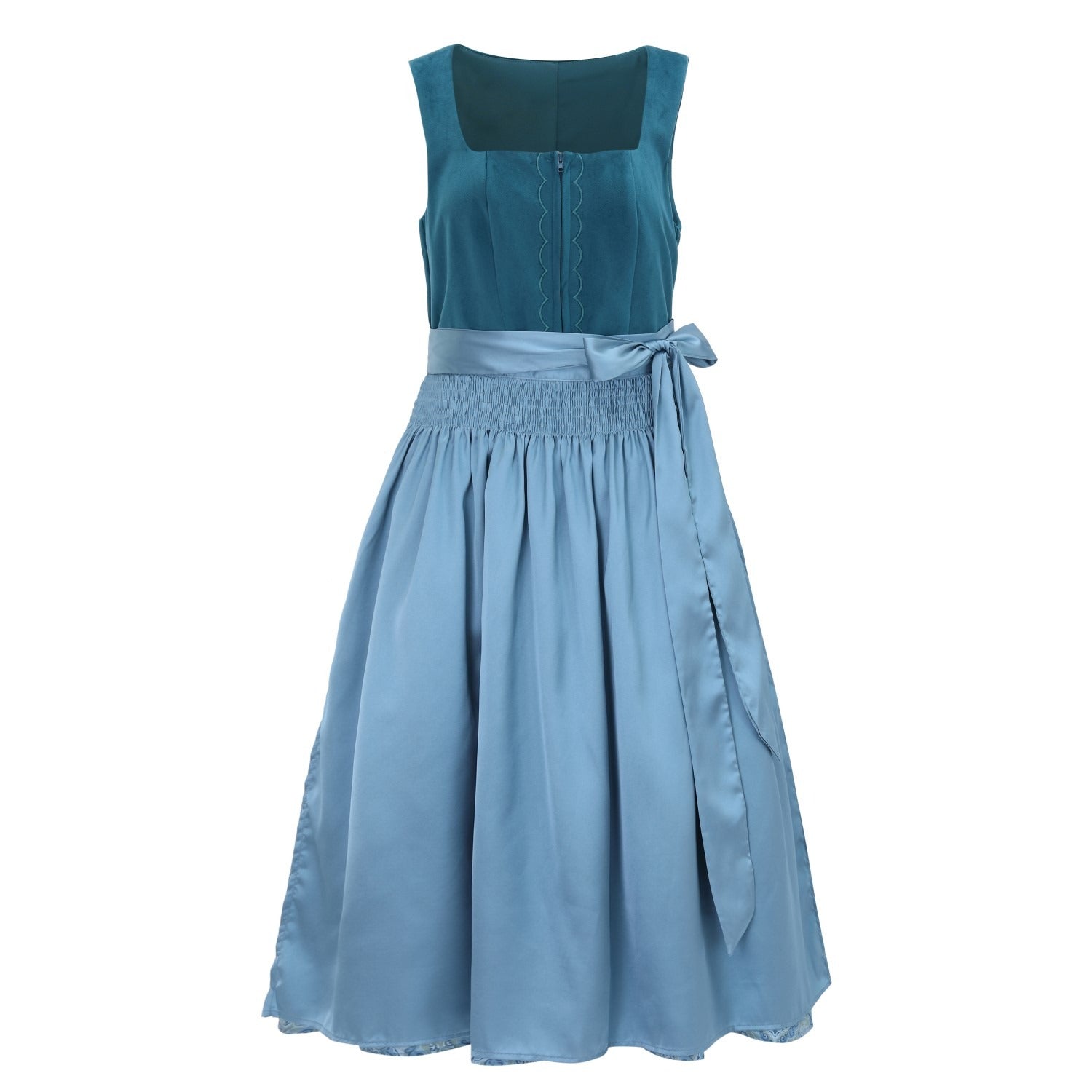 Oktoberfest-Dirndl aus Kunstfleece mit Schürze 4