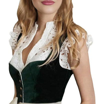 Oktoberfest-Spitzen-Dirndlbluse 2