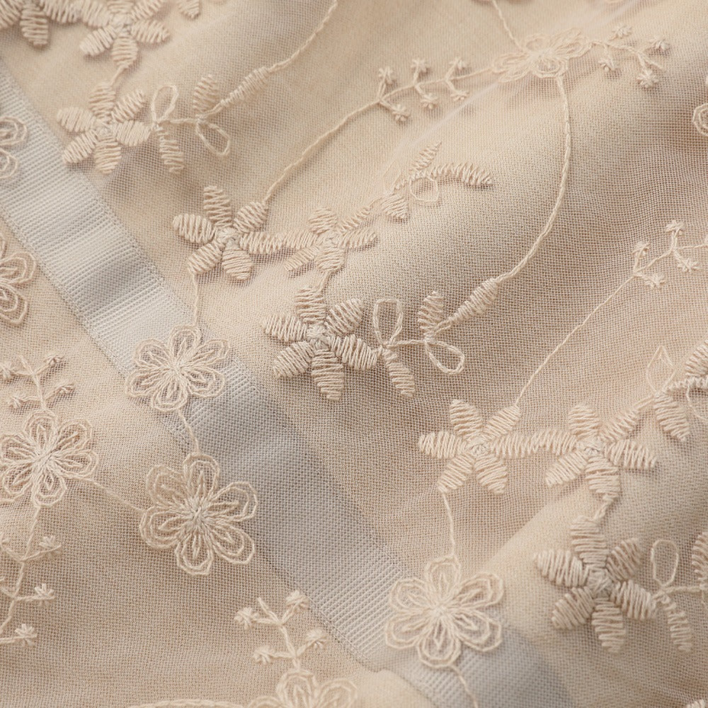 Oktoberfest Apricot Vintage Dirndl Kleid mit Schürze 7