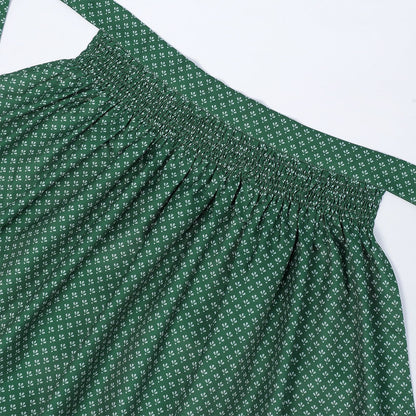 Oktoberfest Bayerisches Dirndlkleid mit Schürze und Spitzenbluse 7