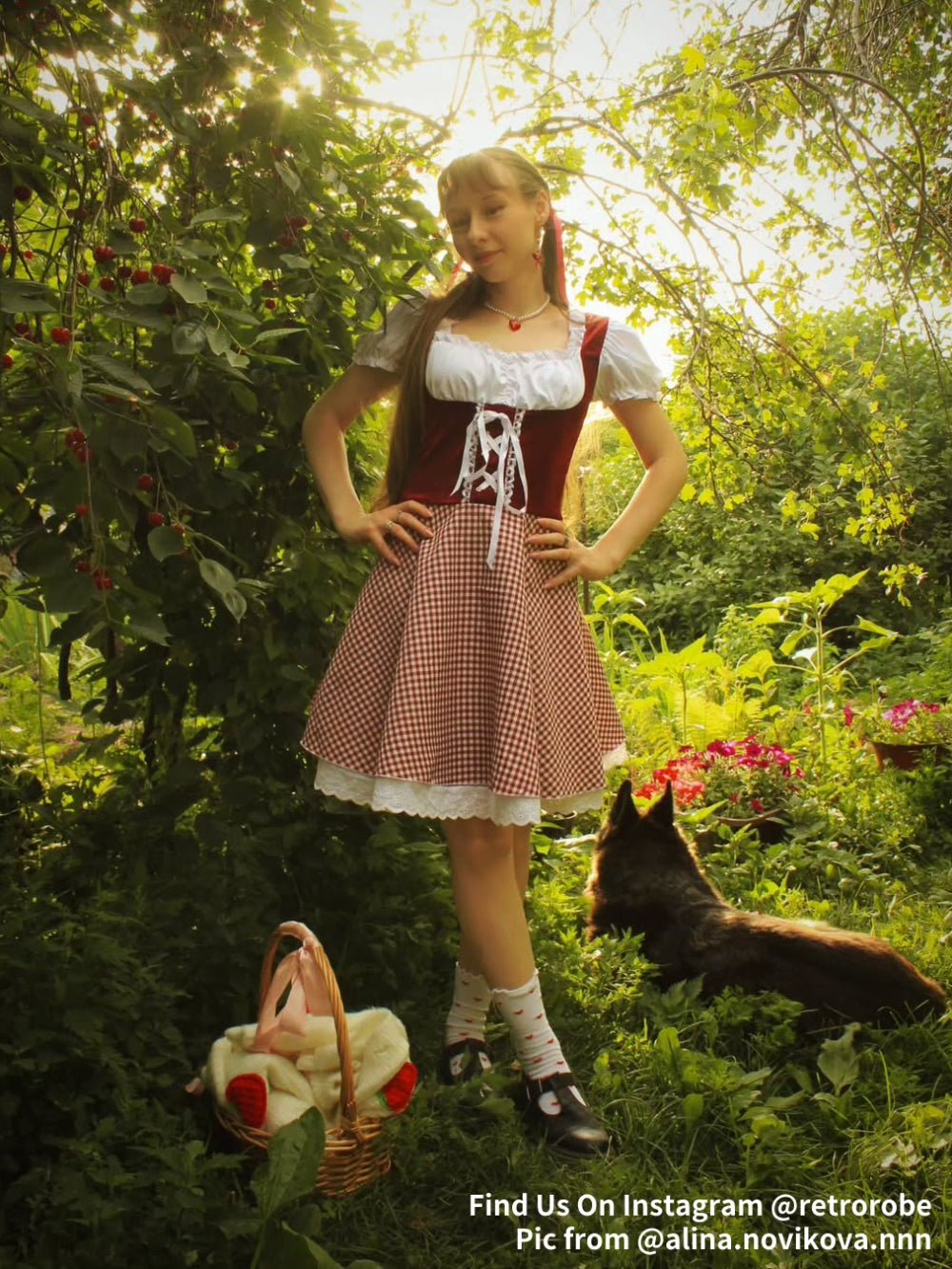 Oktoberfest Bier Kostüm Kleid Dirndl Schürze Set 2