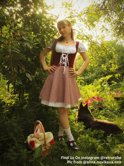 Oktoberfest Bier Kostüm Kleid Dirndl Schürze Set 2