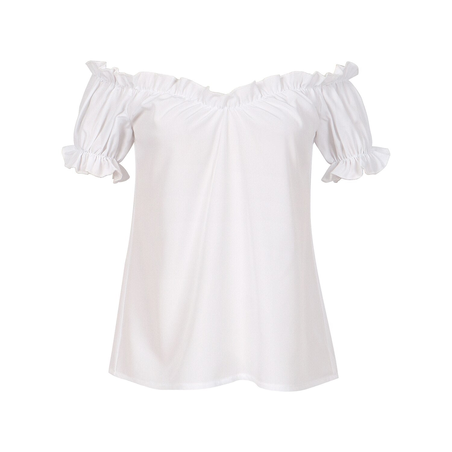 Oktoberfest Champagner Gold Dirndl Kleid mit Schürze und Bluse 4