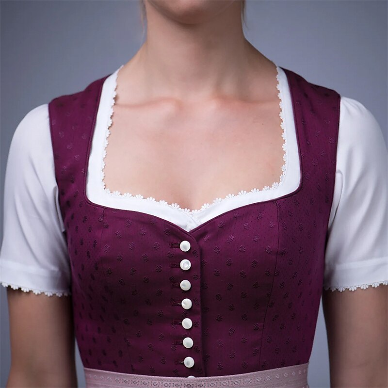 Oktoberfest Damen Dirndlbluse weiß 4