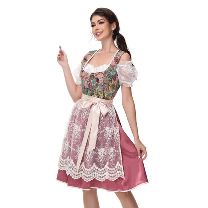 Oktoberfest Deutsches Dirndl im traditionellen Stil 3