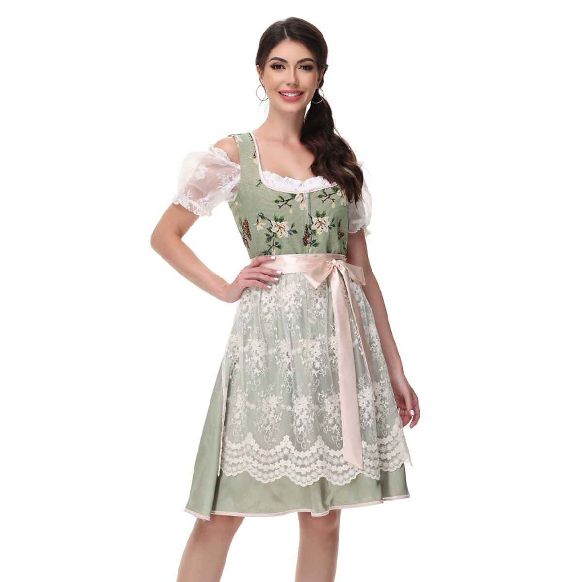 Oktoberfest Deutsches Dirndl im traditionellen Stil 9