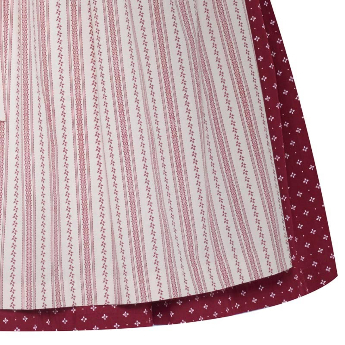 Oktoberfest Dirndl mit roten Punkten und Schürze 5
