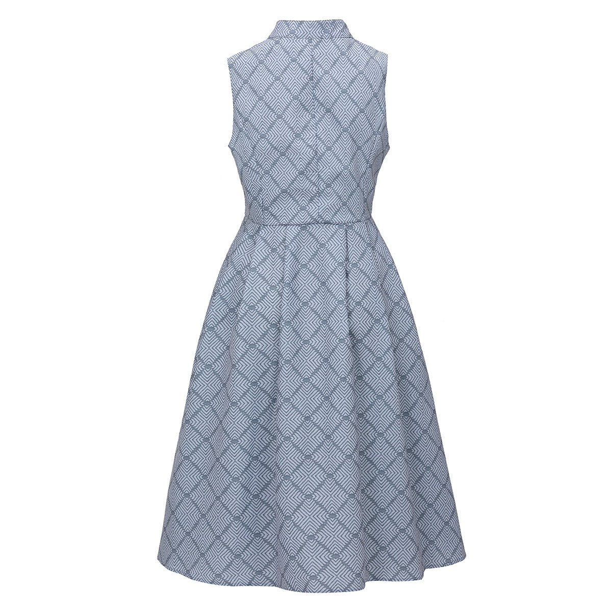 Oktoberfest Grau Elegantes Dirndlkleid mit Schürze 4