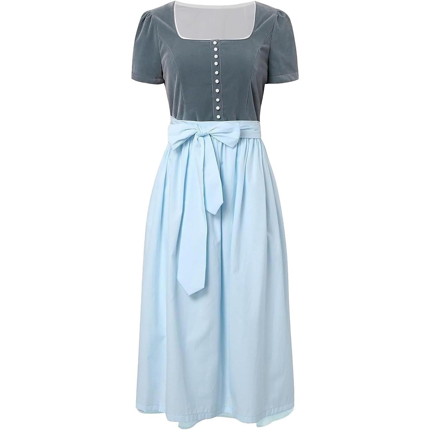 Oktoberfest Klassisches Dirndlkleid mit Schürze 2