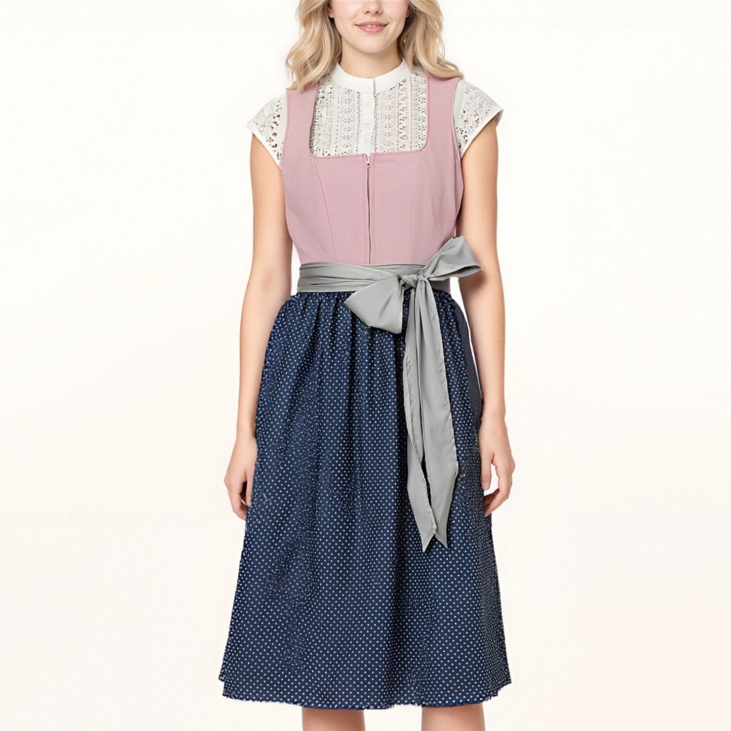 Oktoberfest Rosa Vintage Dirndlkleid 0
