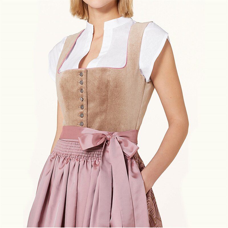 Oktoberfest Weiße Kurzarm Dirndlbluse 2