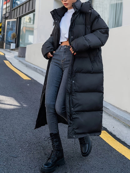 Olivia | Stilvolle Lange Pufferjacke für Frauen 2
