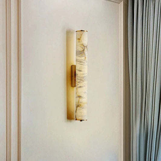 OpalAura – Elegante Marmor-Wandleuchte 0