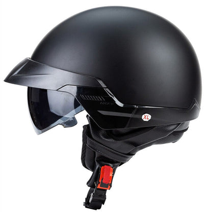 Open Cruiser Motorcycle Helmet DOT Approved Lightweight Design 4