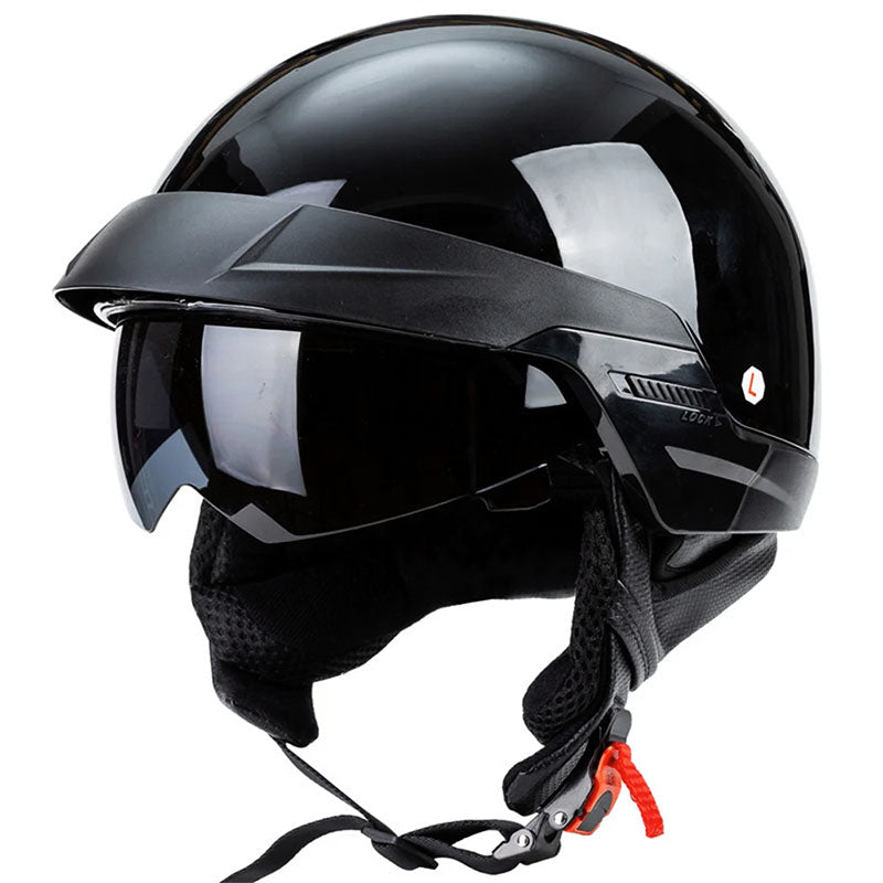 Open Cruiser Motorcycle Helmet DOT Approved Lightweight Design 6
