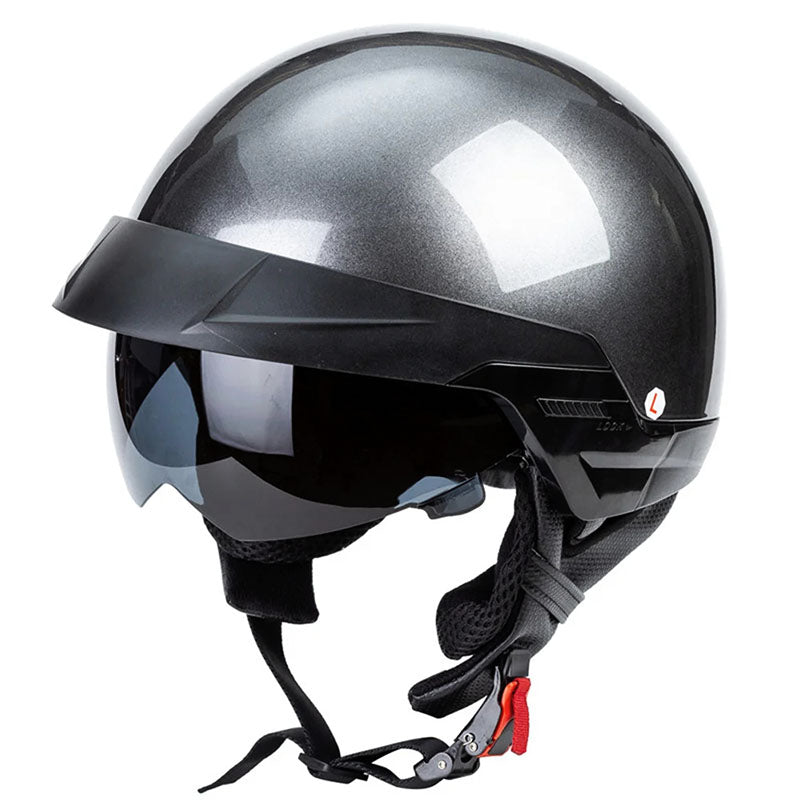 Open Cruiser Motorcycle Helmet DOT Approved Lightweight Design 7