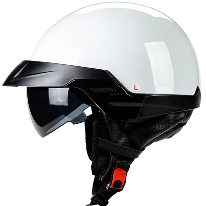 Open Cruiser Motorcycle Helmet DOT Approved Lightweight Design 8