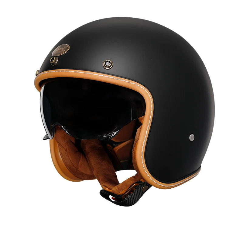 Open Face Helmet Retro Design Lightweight ABS 5