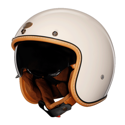 Open Face Helmet Retro Lightweight ABS with EPS Foam 0