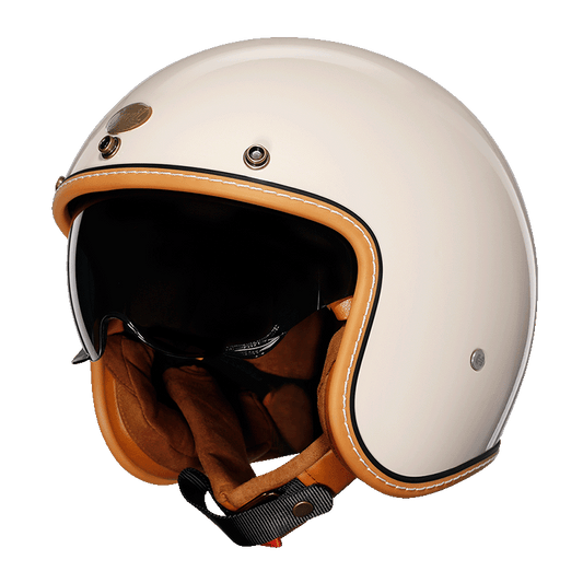Open Face Helmet Retro Lightweight ABS with EPS Foam 0