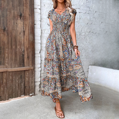Variant image for Elvira - Modisches Damenkleid Boho-Sommerkleid In Lebhaften Farben-13