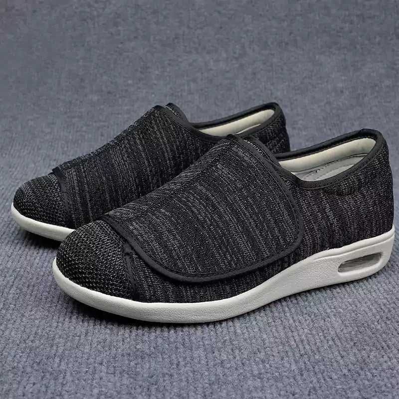 Orthopädische Schuhe für Herren mit Klettverschluss Komfortabel und Stabil 1