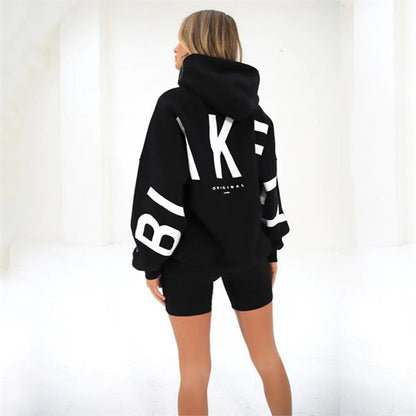 Women's Casual Oversized Hoodie – Trendy Statement Print for Street Style