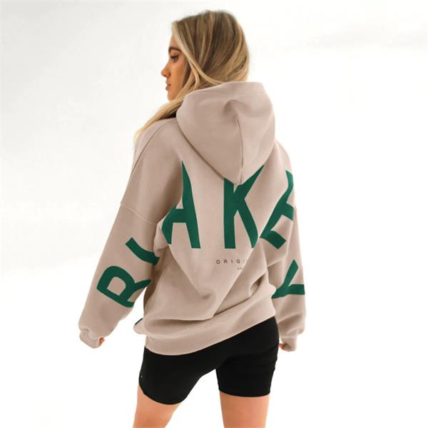 Women's Casual Oversized Hoodie – Trendy Statement Print for Street Style