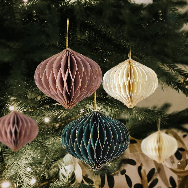 Papier Dekorationsball 6 cm Set von 6 Handgefertigt Für Hochzeiten und Feste 2