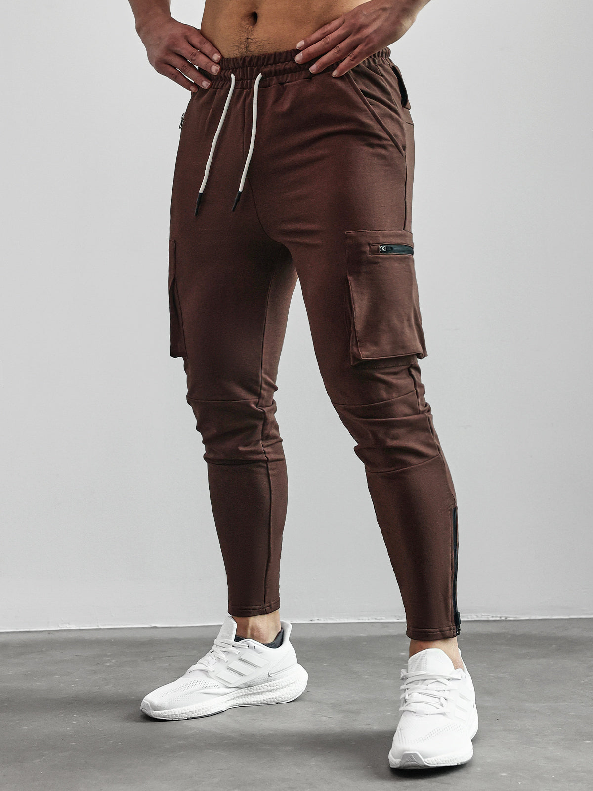 Variant image for Herren Jogginghose Slim Fit Atmungsaktiv Mit Elastischem Bund und Cargo-Taschen-21