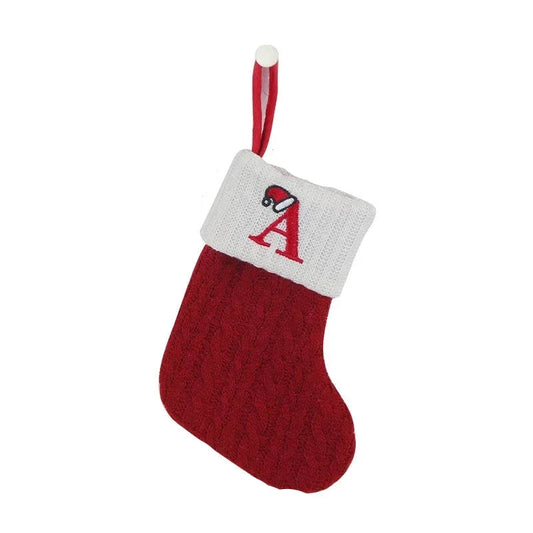 Personalisierte Weihnachtssocken Dekoration 18 cm x 10 cm Hochwertiger Stoff Weihnachtsstrümpfe 0