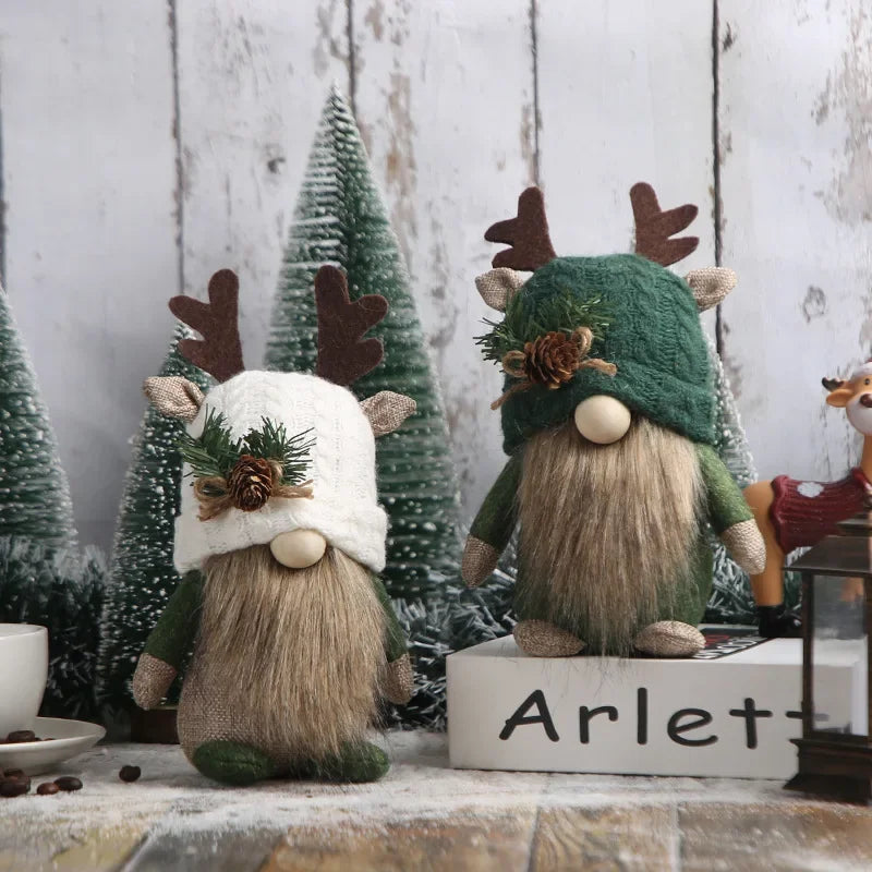 Plüsch Fensterdekoration Weihnachten Geweih Gemütlich Polyester 23 cm x 12 cm 1