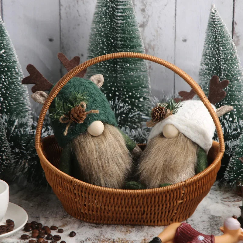 Plüsch Fensterdekoration Weihnachten Geweih Gemütlich Polyester 23 cm x 12 cm 4