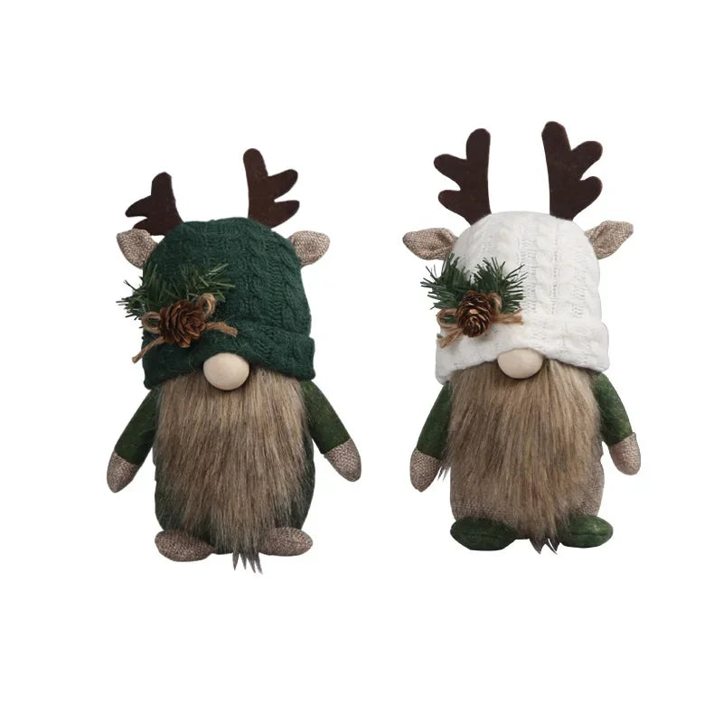 Plüsch Fensterdekoration Weihnachten Geweih Gemütlich Polyester 23 cm x 12 cm 5