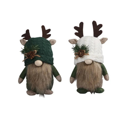 Plüsch Fensterdekoration Weihnachten Geweih Gemütlich Polyester 23 cm x 12 cm 5