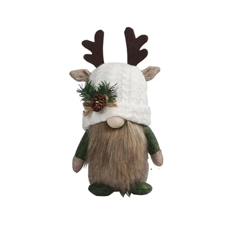 Plüsch Fensterdekoration Weihnachten Geweih Gemütlich Polyester 23 cm x 12 cm 6