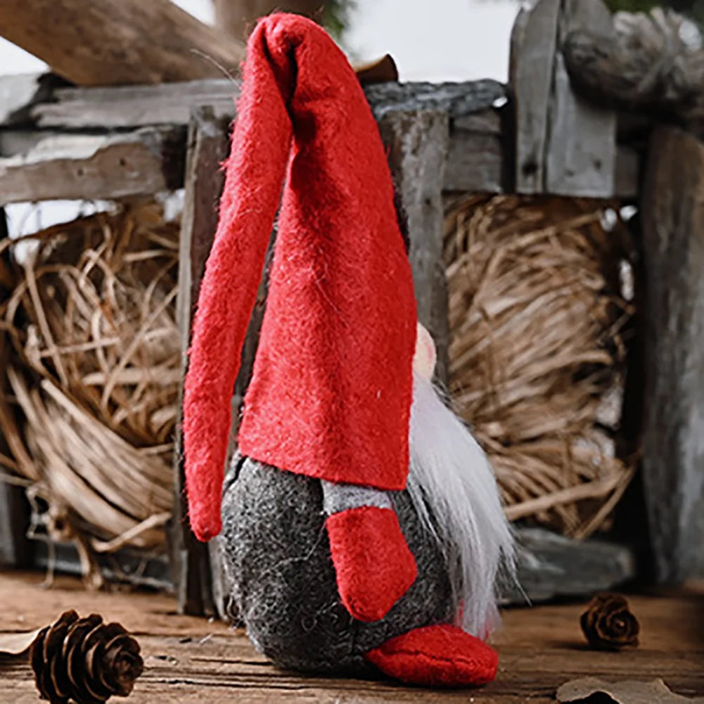 Plüsch Weihnachtsdekoration Gnome Charm 28 cm Kuscheliger Stoff Deko für Fröhliche Feiertage 4