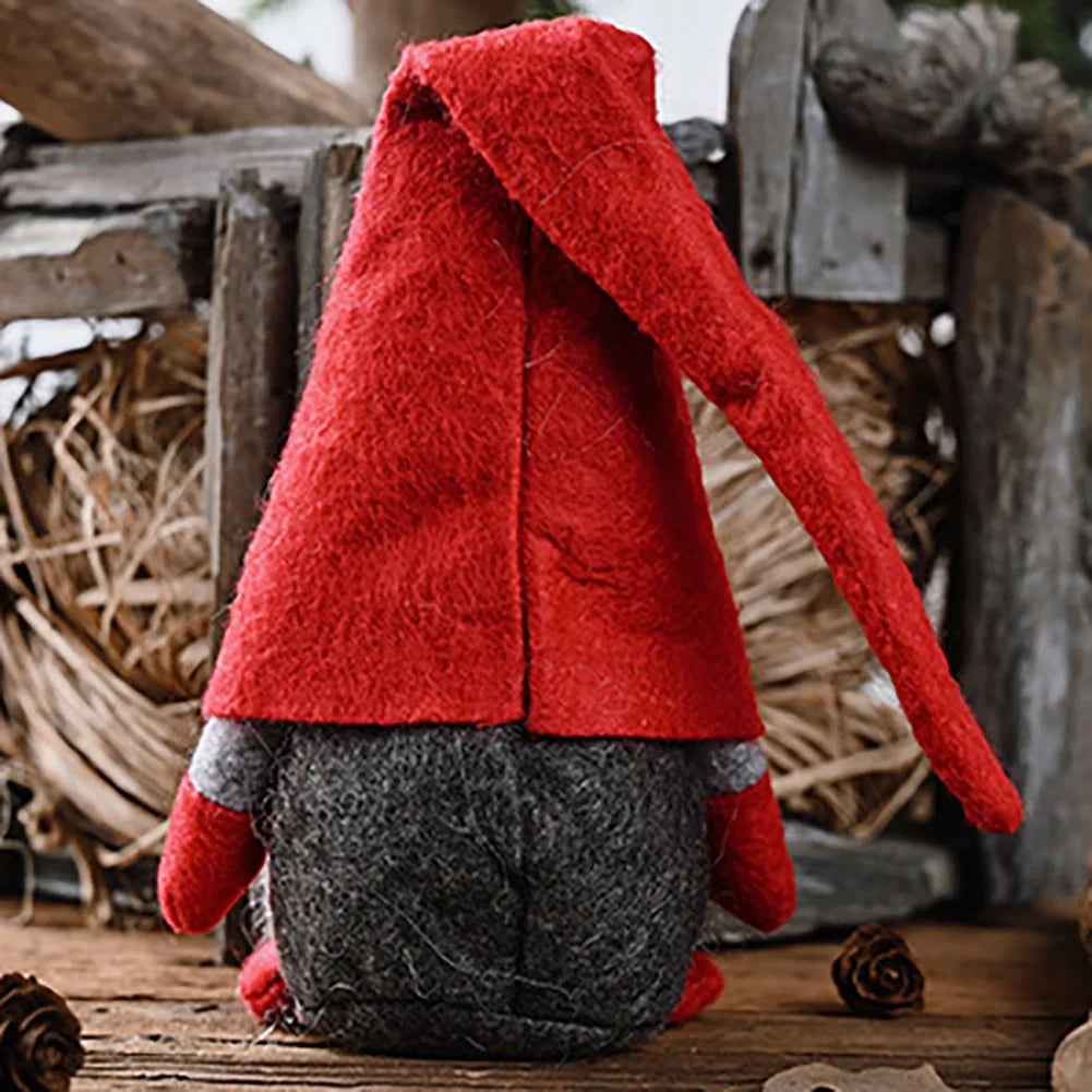 Plüsch Weihnachtsdekoration Gnome Charm 28 cm Kuscheliger Stoff Deko für Fröhliche Feiertage 5