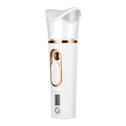 Portable Nano Ionic Facial Steamer Rechargeable Moisture Enhancer for At Home Use 0