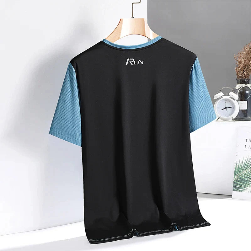 Herren Funktionsshirt Sport T-Shirt Atmungsaktiv Schnell Trocknend Elastisch-2