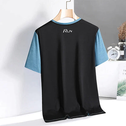 Herren Funktionsshirt Sport T-Shirt Atmungsaktiv Schnell Trocknend Elastisch-2