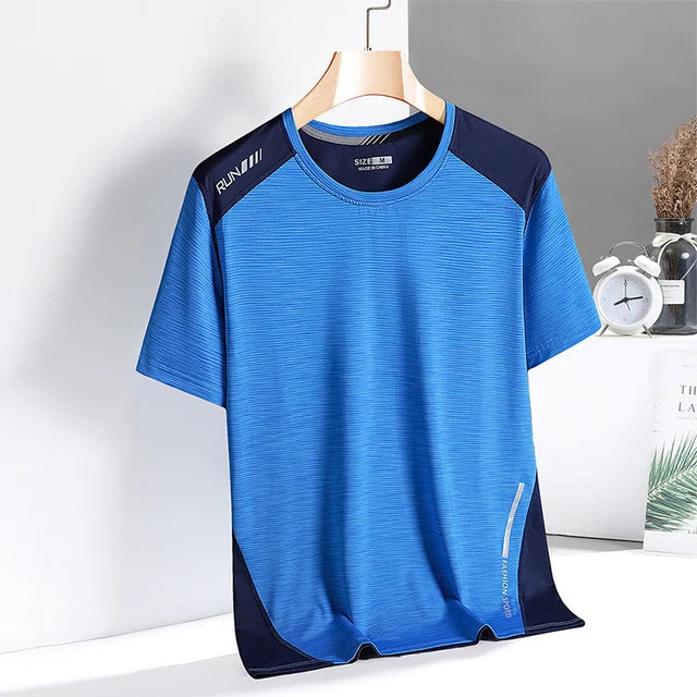 Herren Funktionsshirt Sport T-Shirt Atmungsaktiv Schnell Trocknend Elastisch-3