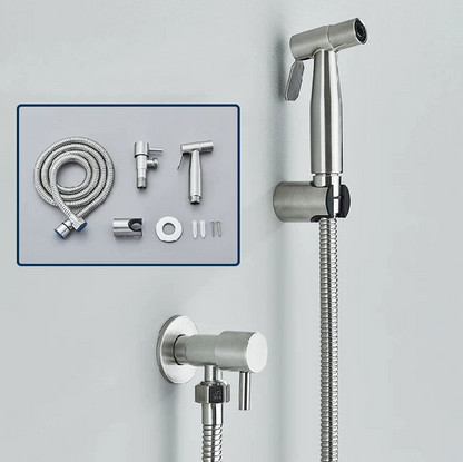 Premium Bidet-Sprüher aus Edelstahl 304 – Wandmontage für moderne Badezimmer mit individueller Reinigung 0
