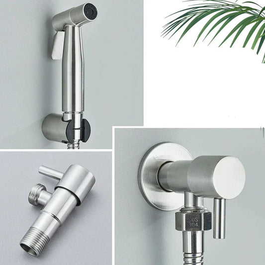 Premium Bidet-Sprüher aus Edelstahl 304 – Wandmontage für moderne Badezimmer mit individueller Reinigung 3