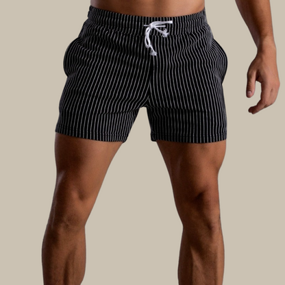 Herren Badehose Schwimmshorts Slim Fit Schnelltrocknend Polyester Retro-4